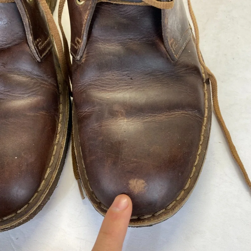 CLARKS Originals Desert Boot Brown‎ Leather Men's Size 10,Comfort,Ankle